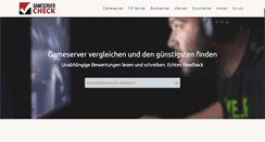 Desktop Screenshot of gameservercheck.de